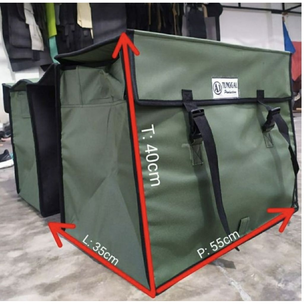 KURIR SIZE OBROK TAS KURIR SIZE L - TAS OBROK KURIR MOTOR