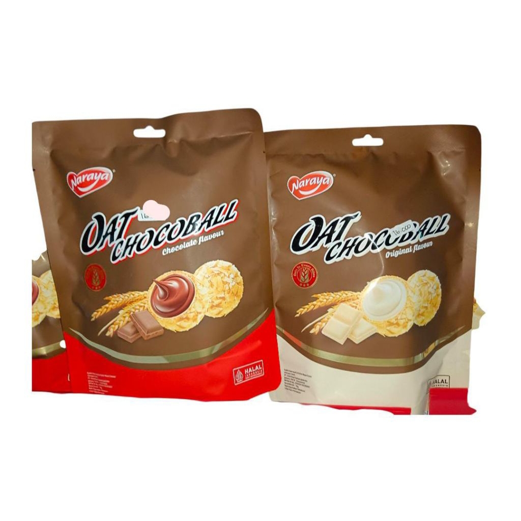 Naraya Oat Chocoball 70gr – Cokelat Crispy & Oat Ball Renyah