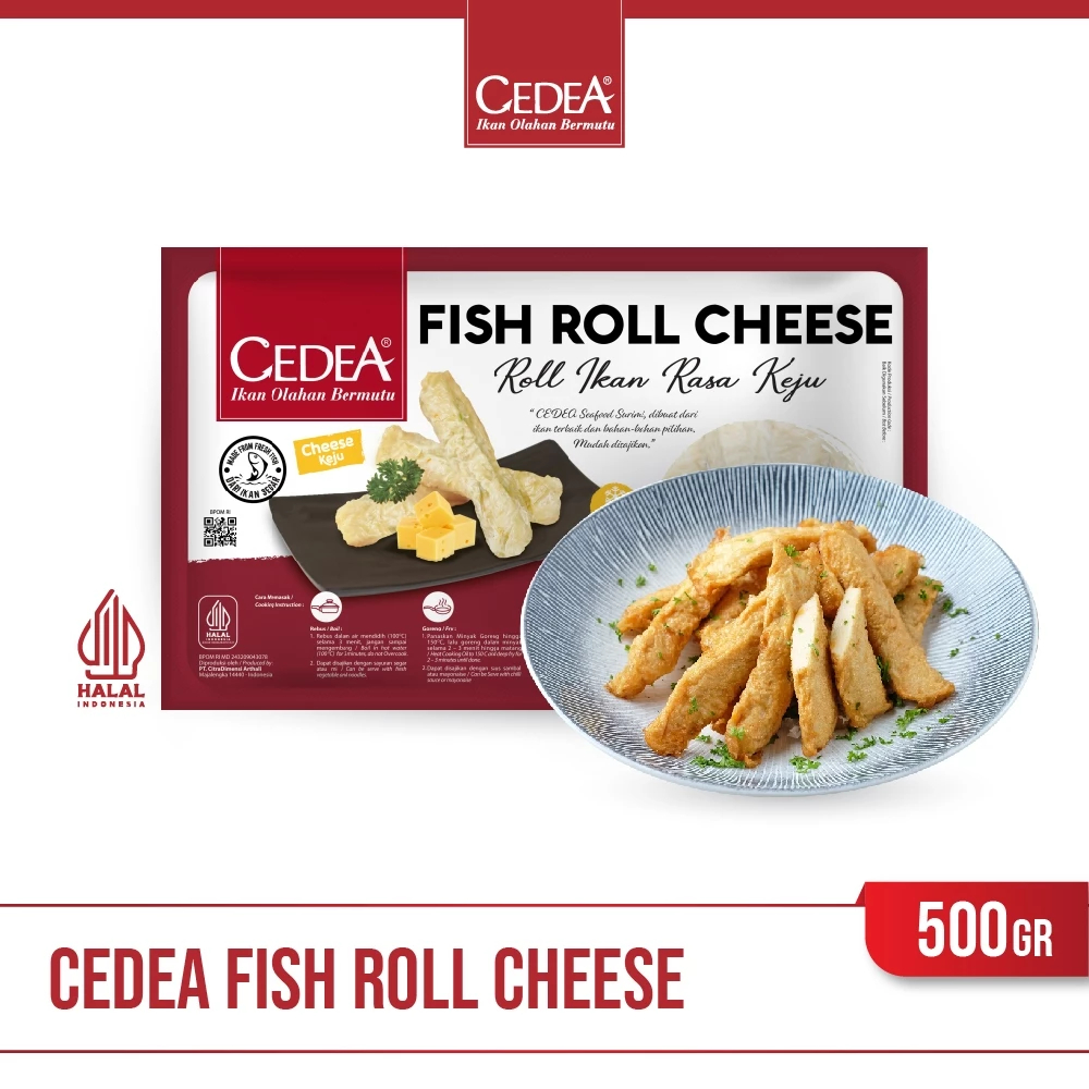 CEDEA Fish Roll Cheese/ Keju 500g
