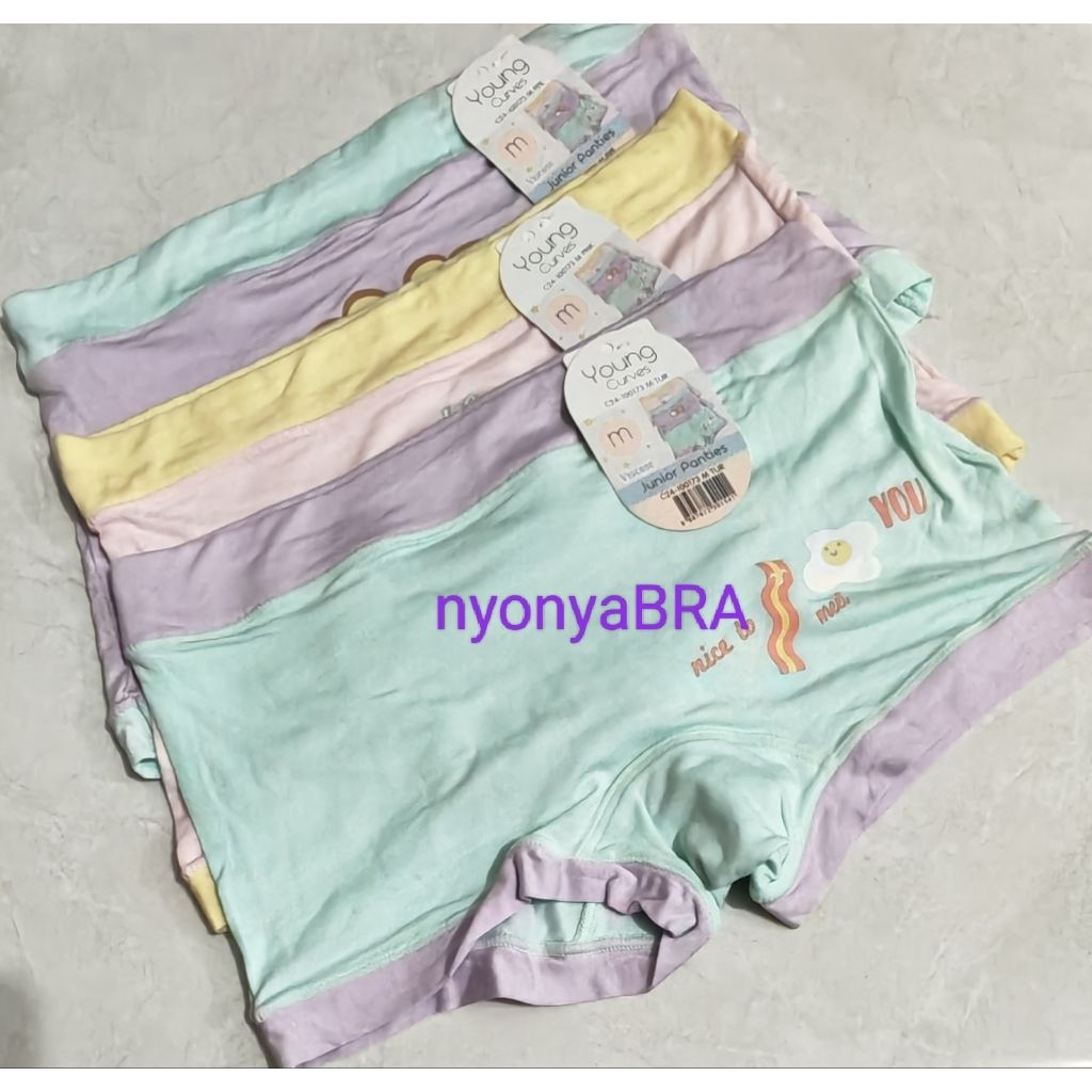 Young curves panty anak boxshort viscose,M,L, C24-173