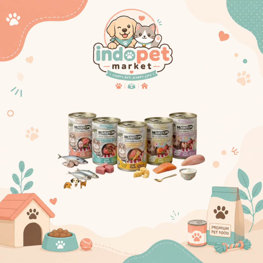 Markotops Kaleng Kitten 400gr Makanan Basah Anak Kucing | Wet Food Kitten Nutrisi Lengkap untuk Pert