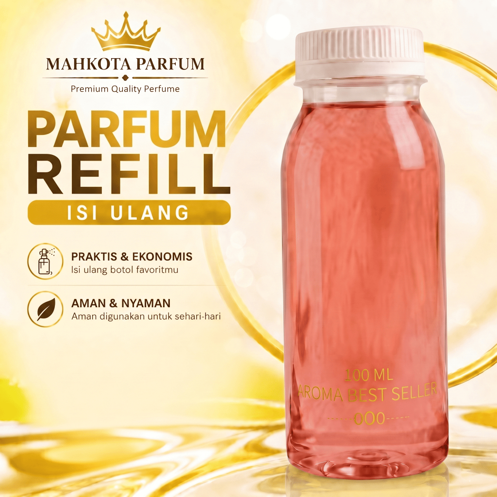 Parfum Refill 100ml ZAFARON - Praktis Mudah Digunakan
