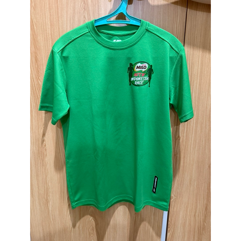 [PRELOVED] Jersey Running Race Size M : Milo Activ Indonesia, Solo Run Fest 2025, Pasar2Pasar, SusuR