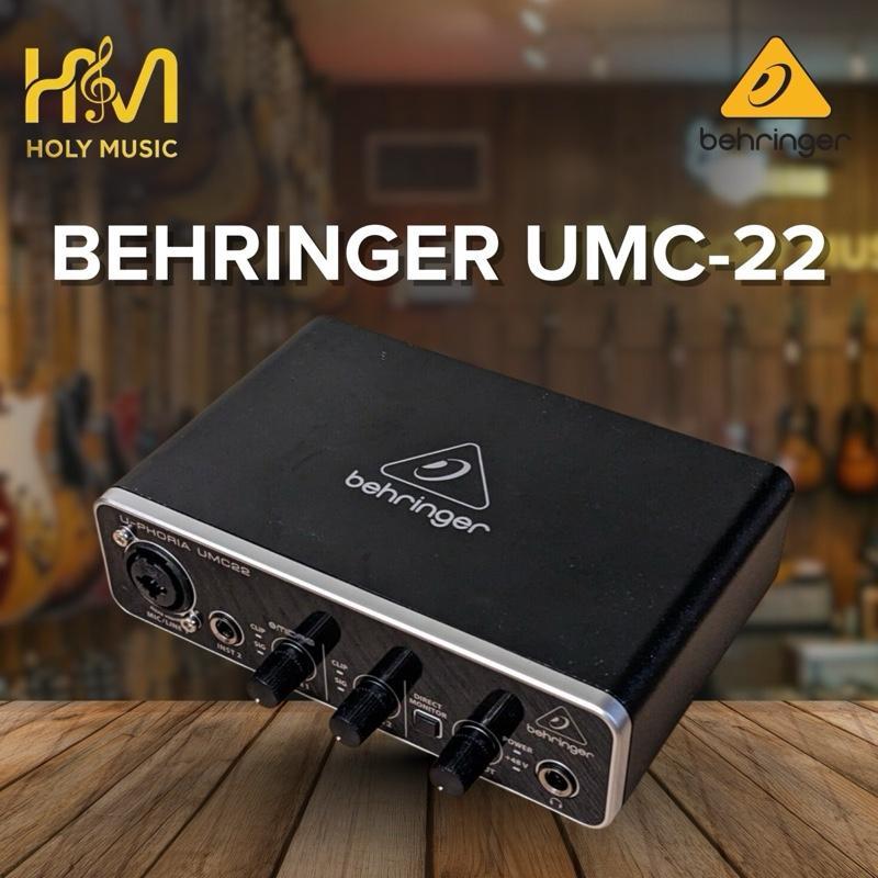 BEHRINGER UMC-22 UMC22 UMC 22 SOUNDCARD AUDIO INTERFACE