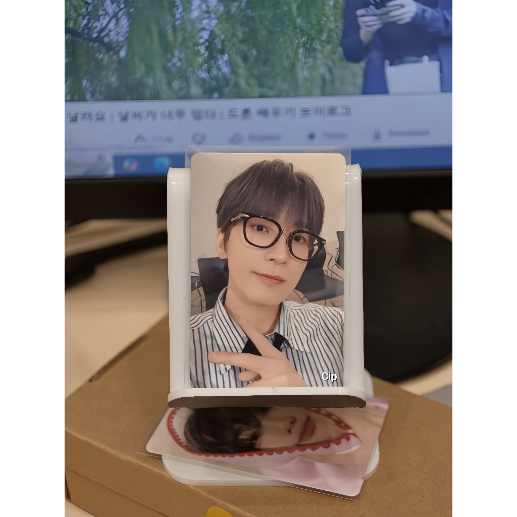 [READY STOCK] PHOTOCARD OFFICIAL WONWOO SEVENTEEN YZY WINTER BOYFRIEND GLASSES | BACA DESKRIPSI