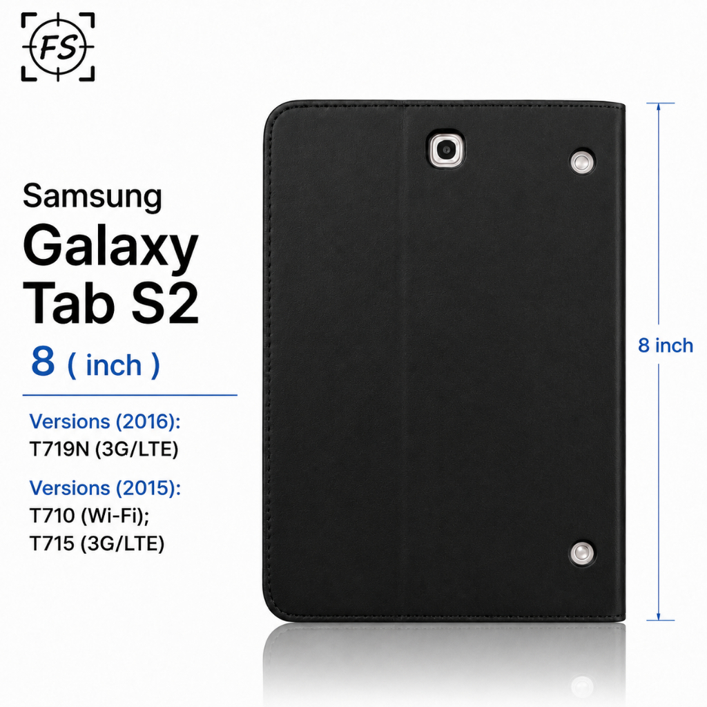 Casing Samsung Tab S2 ( 8 Inch ) / T710 / T715 / T715Y / T719 / T719Y Flip Cover Case Model Dompet A