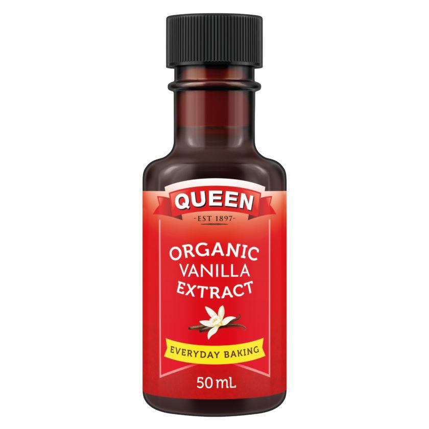 Queen Natural Organic Vanilla Extract Perasa Kue Natural Vanilla Murni Ekstrak Kue Dessert Organik