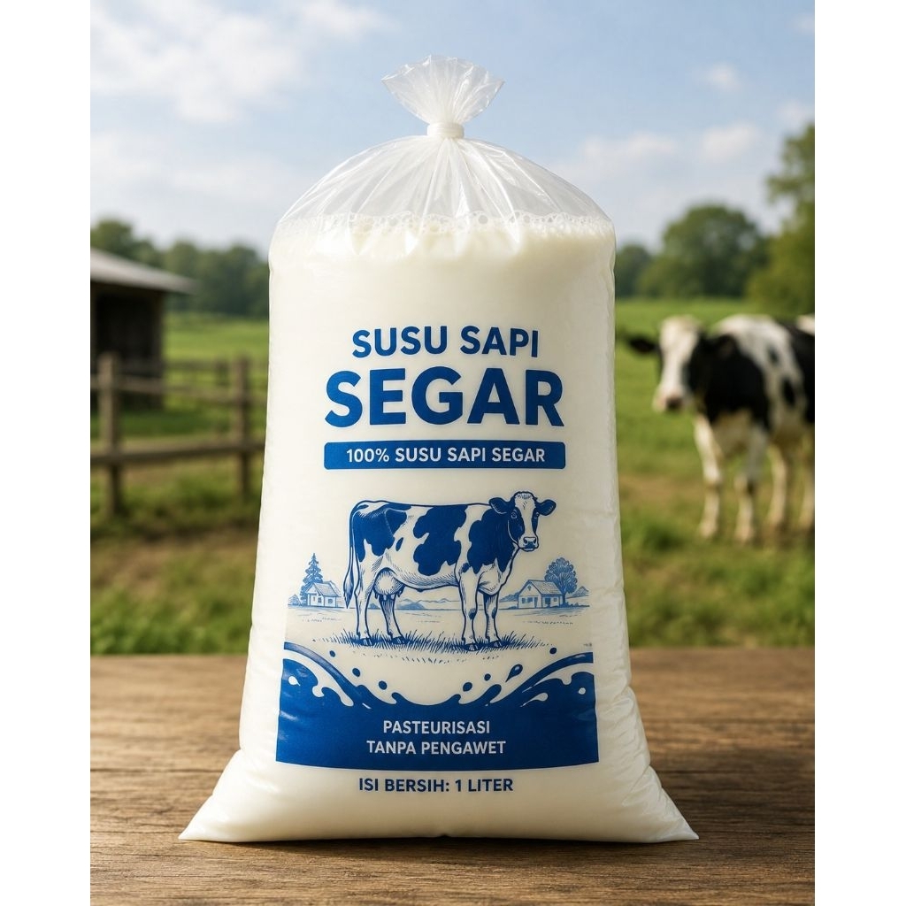 Susu Sapi Murni 1 Liter Tanpa Campuran Air
