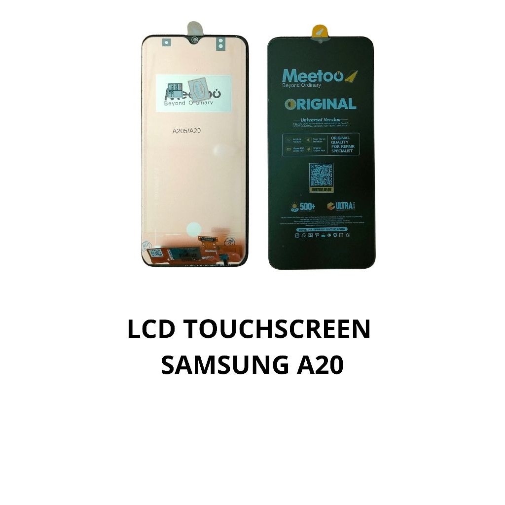 PROMO LCD TOUCHSCREEN+ FRAME SAMSUNG A20 & LCD TOUCHSCREEN SAMSUNG A20/ORIGINAL/MEETOO/GARANSI