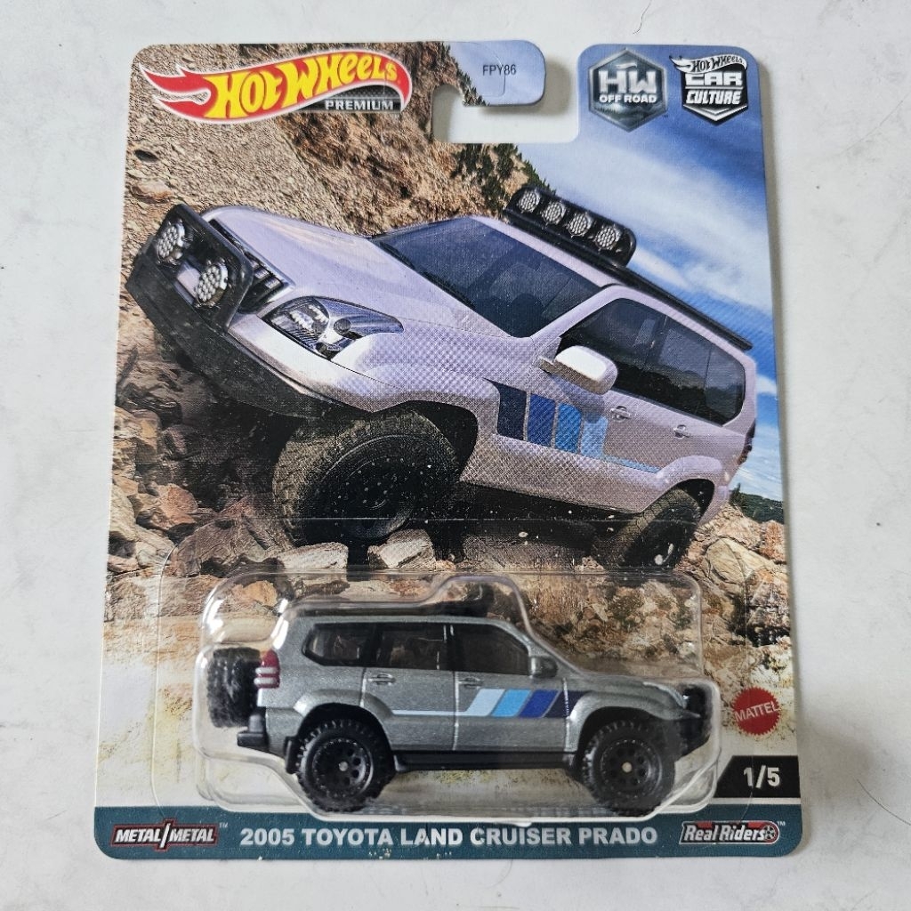 hotwheels 2005 toyota land cruiser prado diecast premium