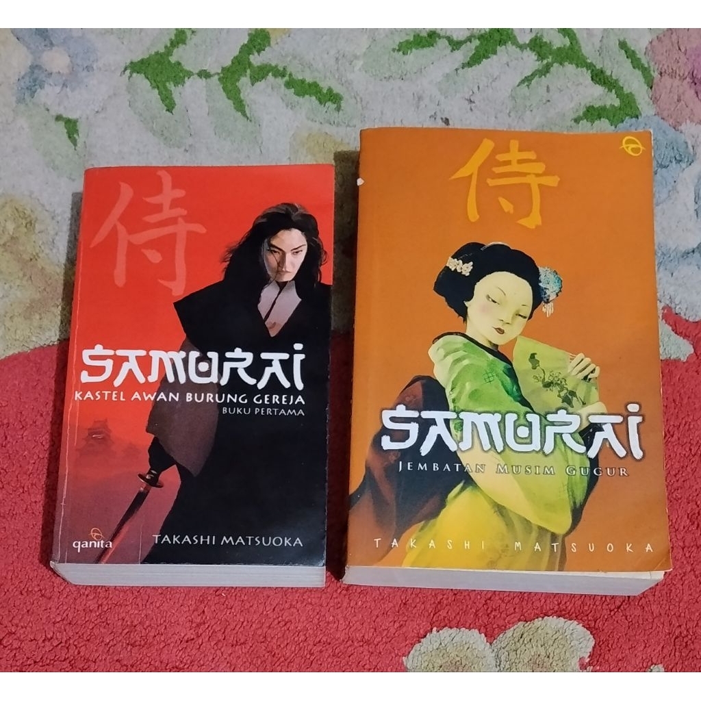Novel Takashi Matsuoka seri Samurai sepaket 2buku 100%ORI preloved koleksi pribadi