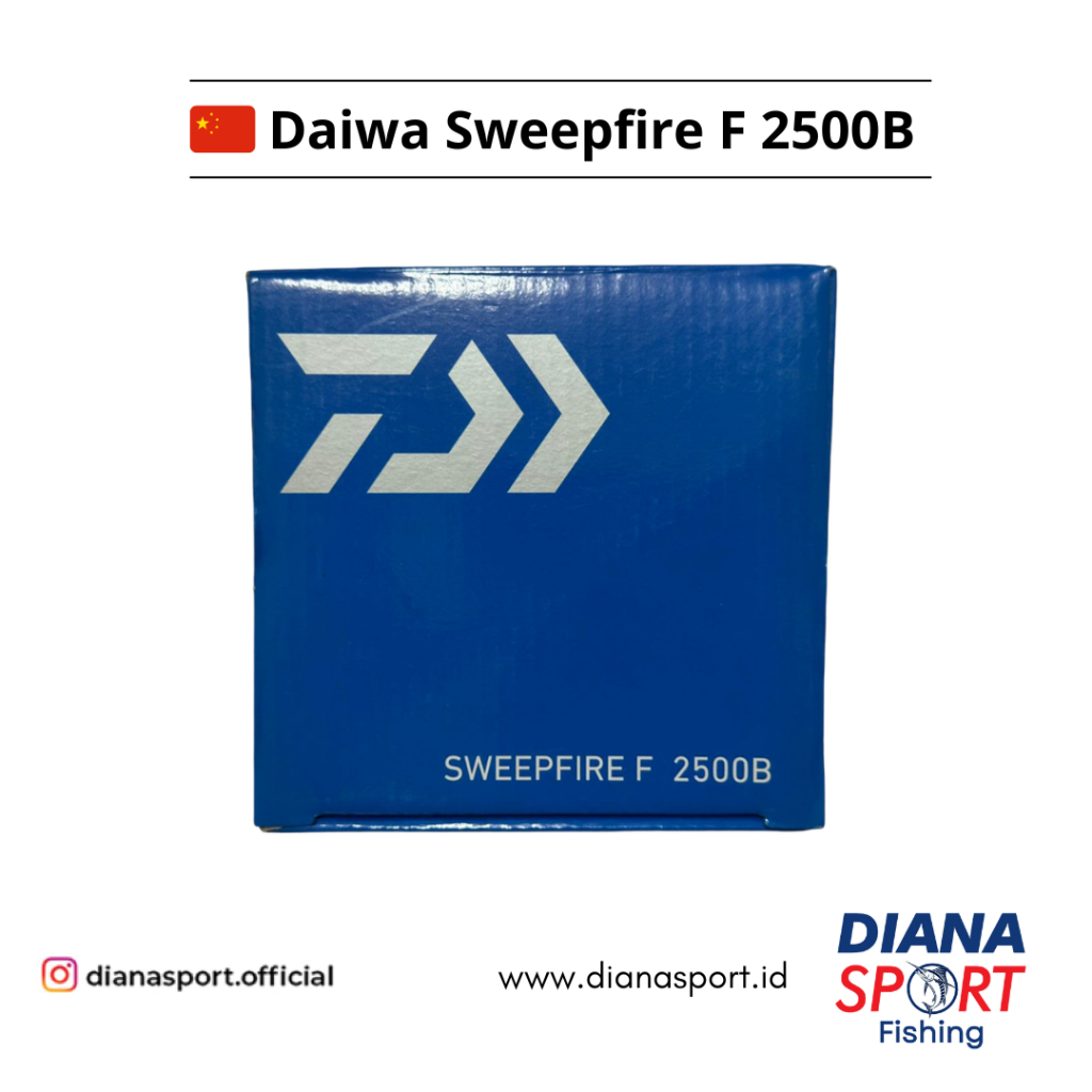 Daiwa Spinning Reel Sweepfire F2500B - Alat Pancing
