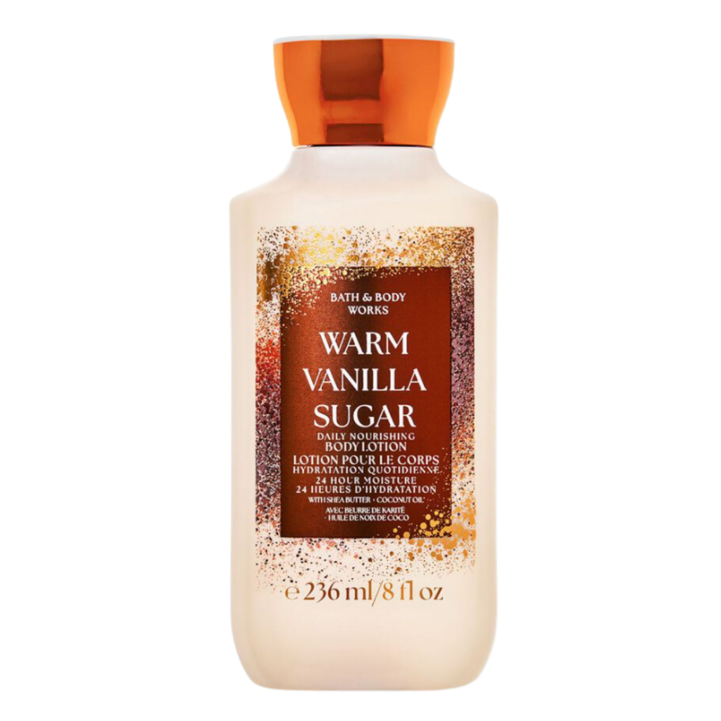 BBW Warm Vanilla Sugar Body Lotion 236ml 24hour Moisture Original Bath and Body Works
