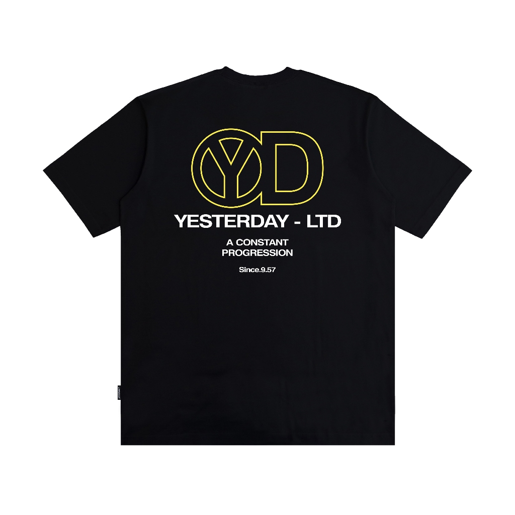 Yesterday – Baju Kaos Distro Pria Original T-Shirt Pria Cowok Keren Hitam Symbol