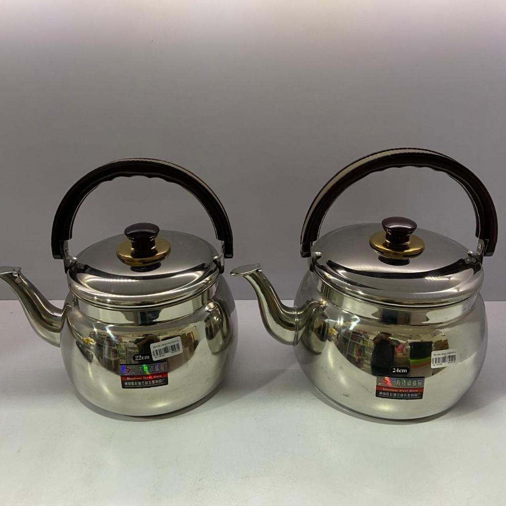 TEKO STAINLESS SANYI / TEKO AIR PANAS / TEKO KOPI TEH STAINLESS / KETTLE DAPUR MINIMALIS