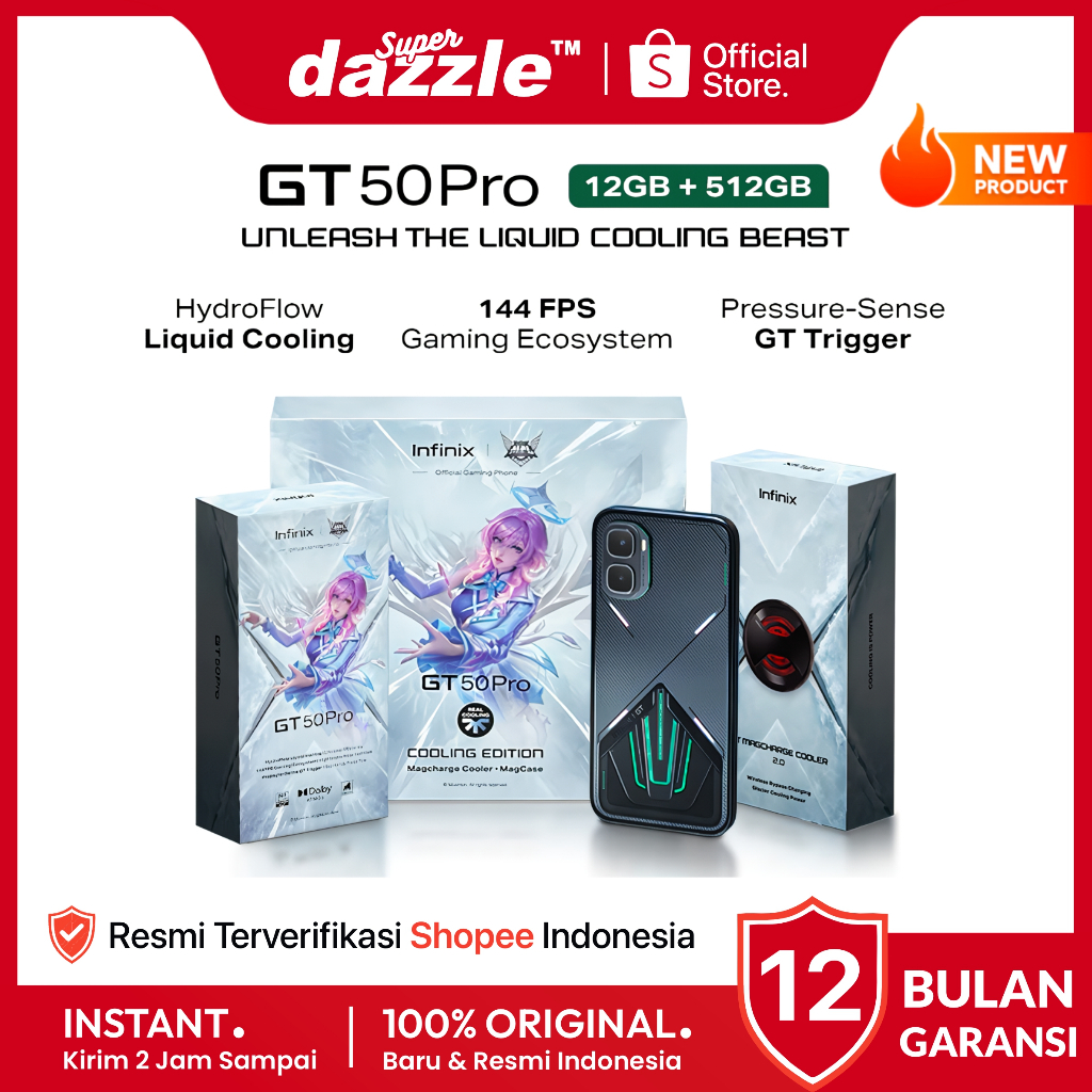 HP INFINIX GT 50 Pro 12/512 12/256 GB Original Resmi Official Store Ori Penerus GT 30 Pro