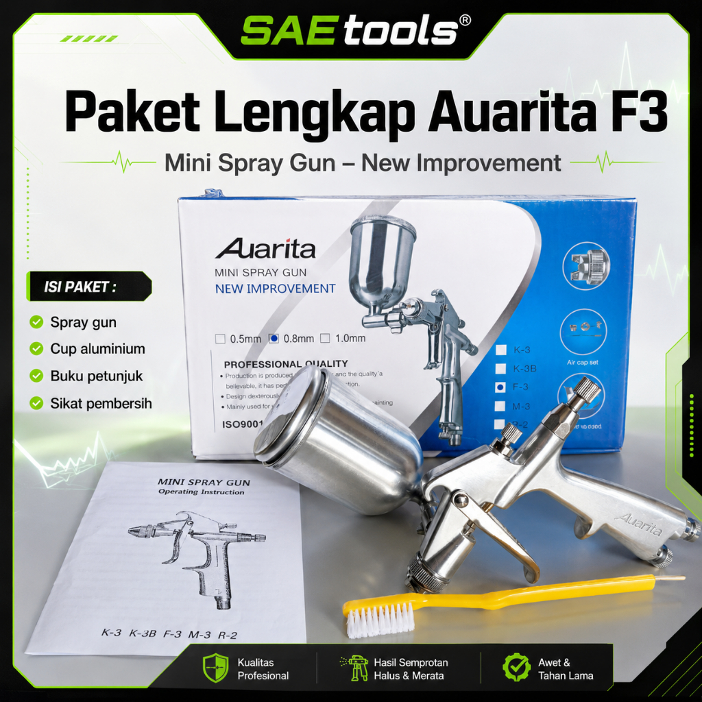 Spray Gun Auarita F3 modif New Improvement