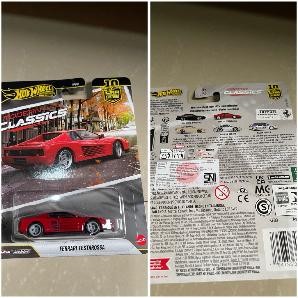 Hot wheels Ferrari Testarossa