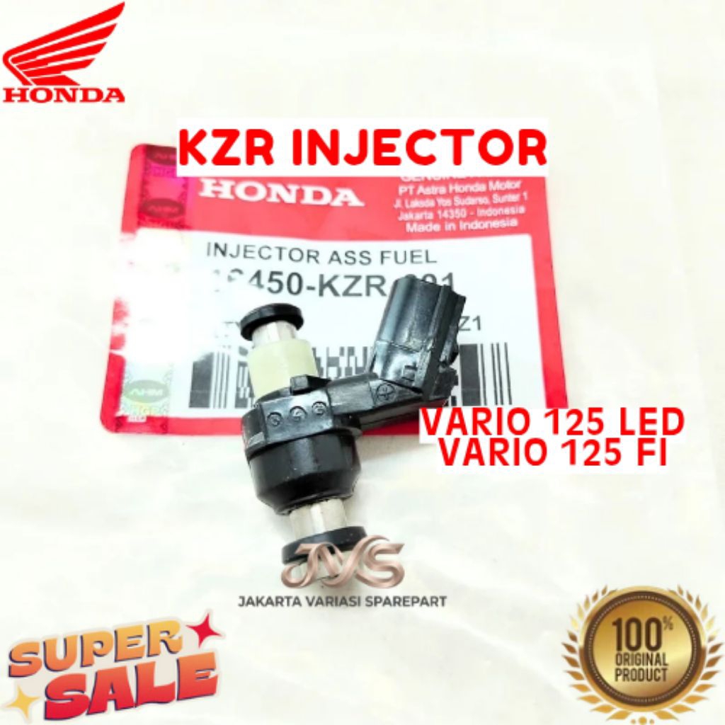 INJECTOR KODE KZR, INJECTOR VARIO 125 LED, INJECTOR VARIO 125 FI