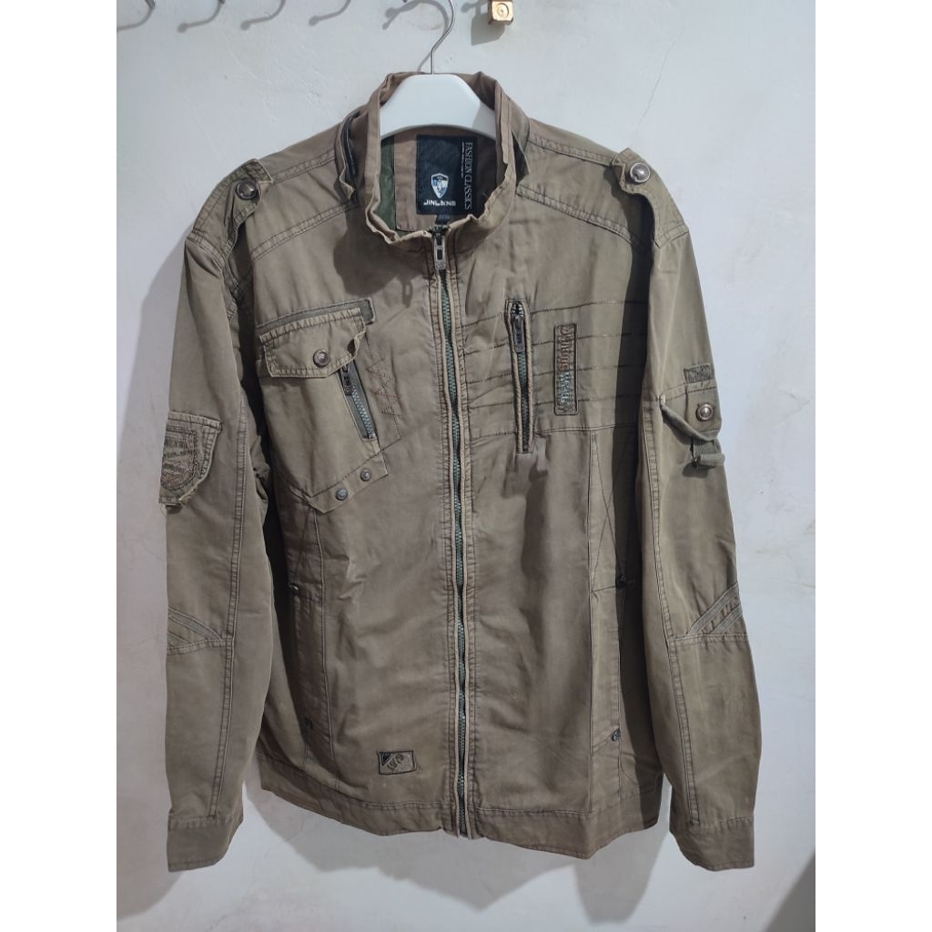jacket casual army minus