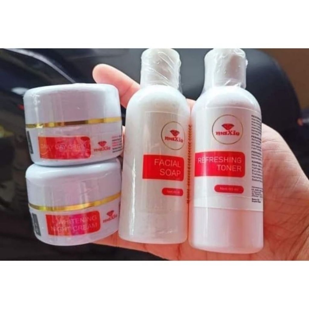 Paket Maxie glow skincare kemasan lama bpom