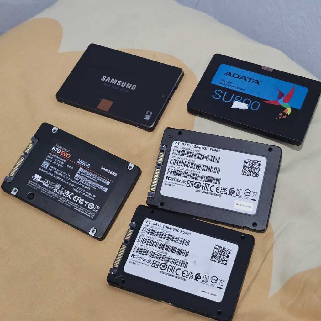 SSD SAMSUNG 840 PRO 870 EVO ADATA 128GB - 256GB - 512GB