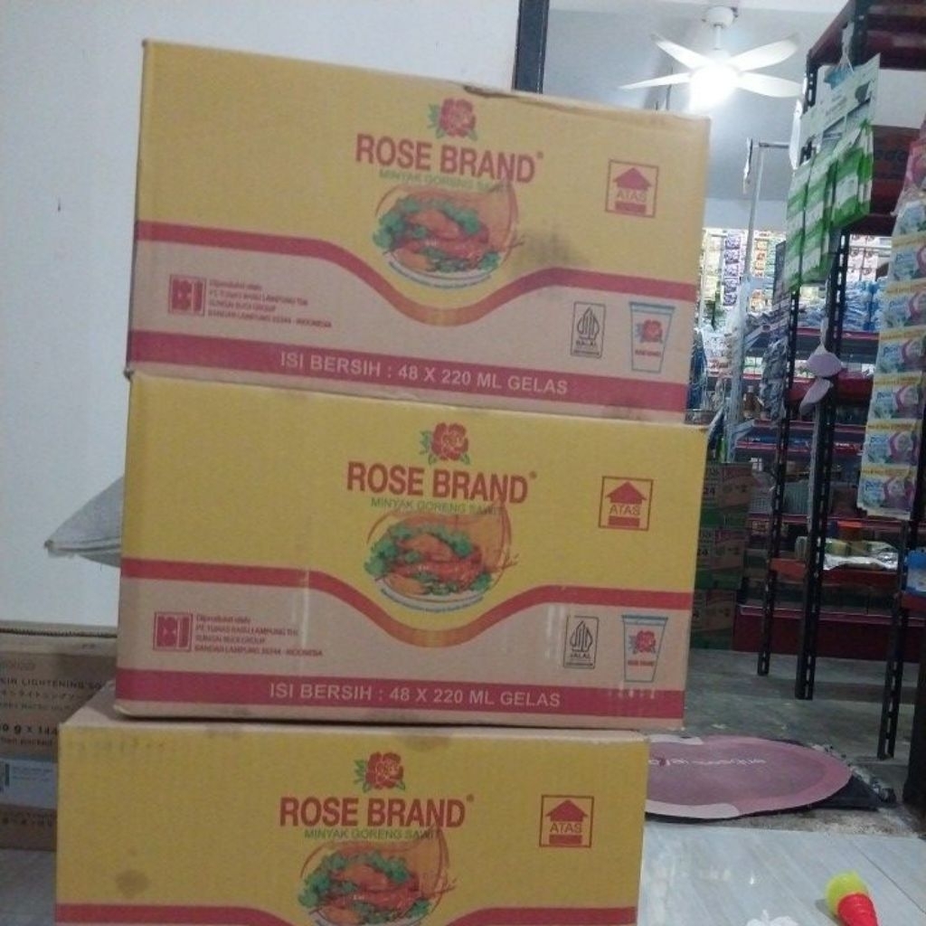 minyak gelas rosebrand