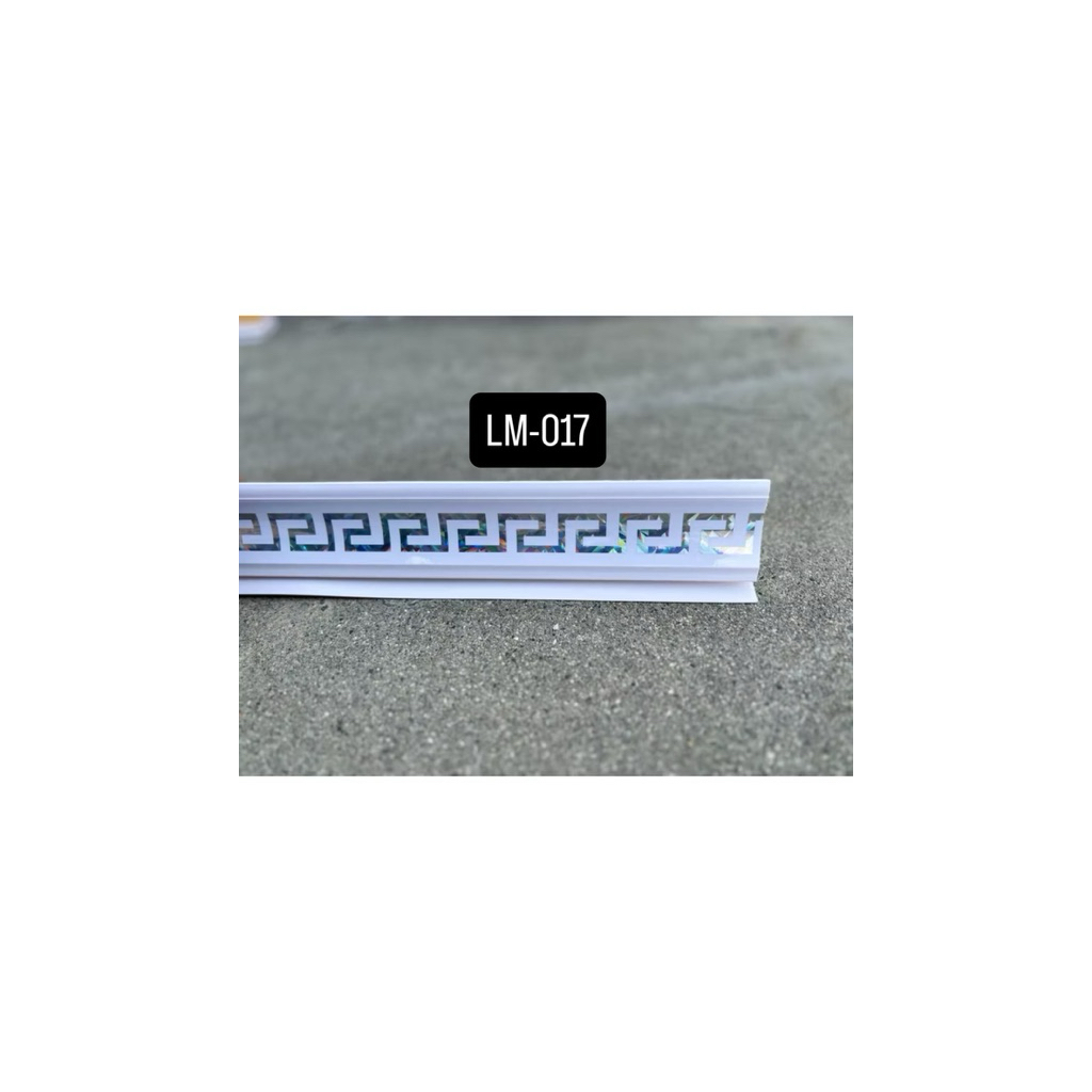 Lis plafon pvc panjang 2m lebar 6cm lm017