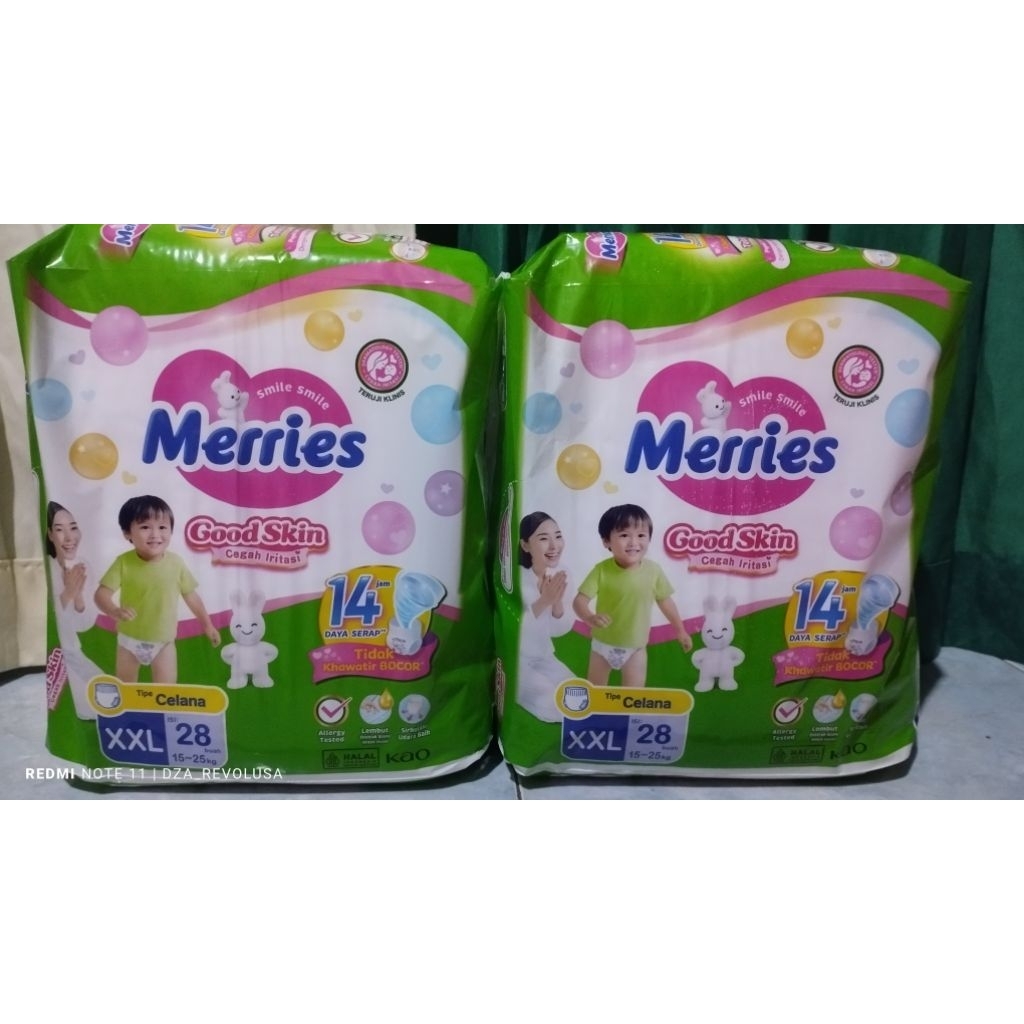 Merries XXL isi 28 paket 2 ball