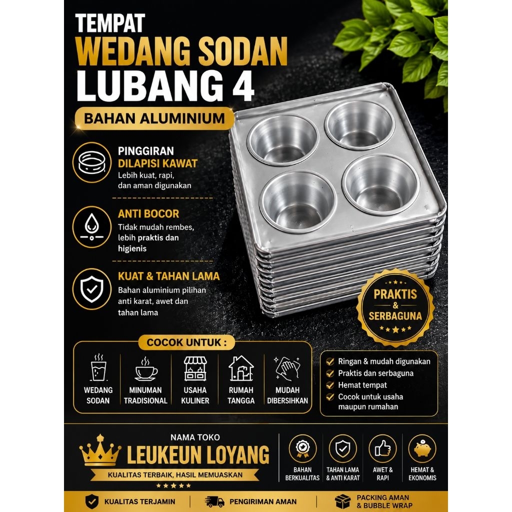 Tempat Wedang Sodan Lubang 4 1pcs