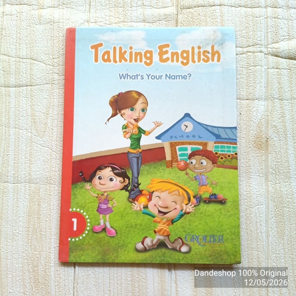 (english) Talking English #1 What's Your Name? by Grolier - Buku Anak BAHASA INGGRIS Bekas Preloved