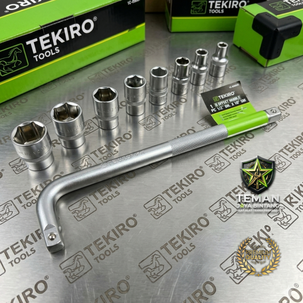 Tekiro Kunci Sok Paket 10 pcs Stang Sok L 12 inch / 10 inch Mata Shock Mata Kunci Shock Stang Shock 