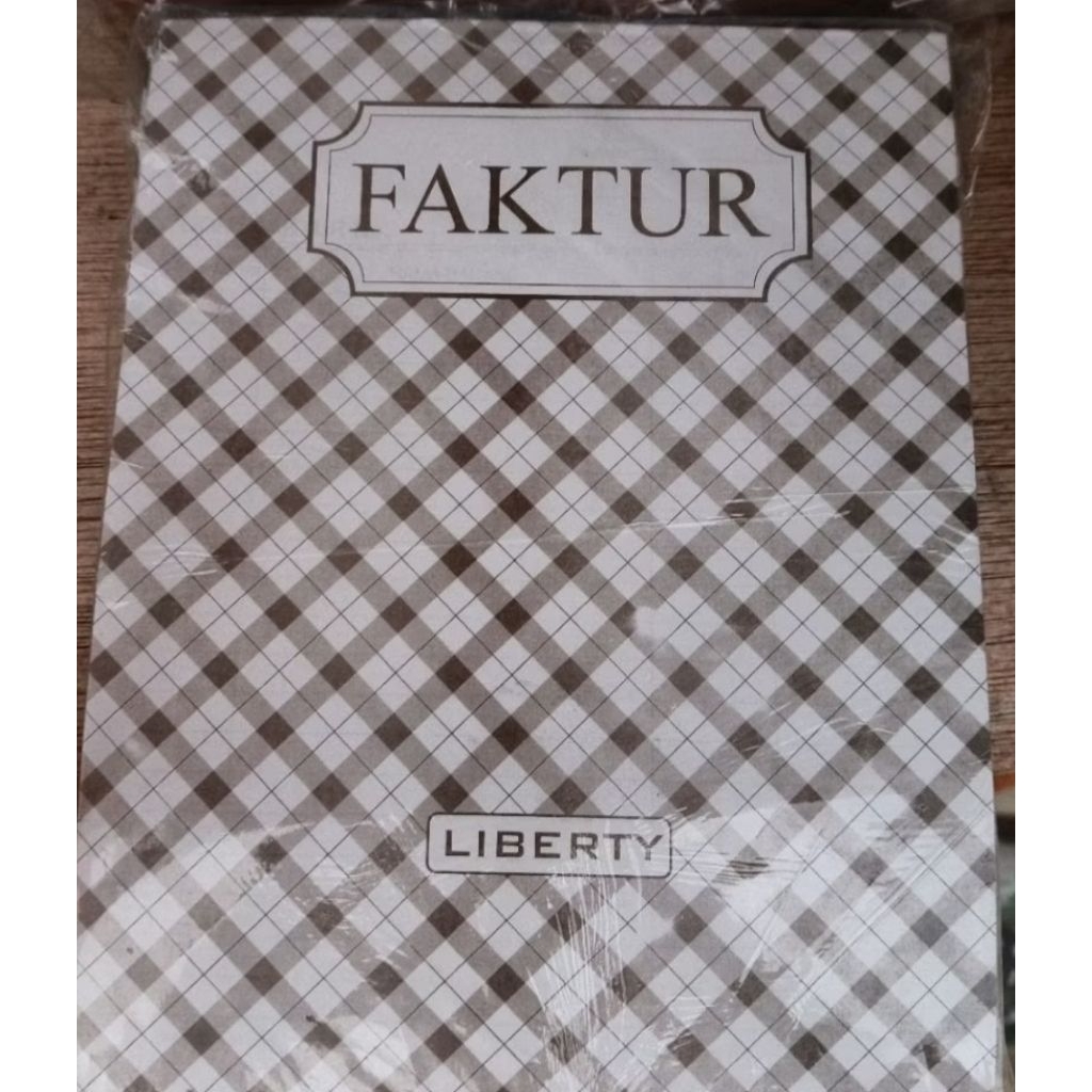 Bon Faktur Liberty Rangkap 1 Besar ( 16.5 x 21 cm ) / Lusin ( 12 Pcs )