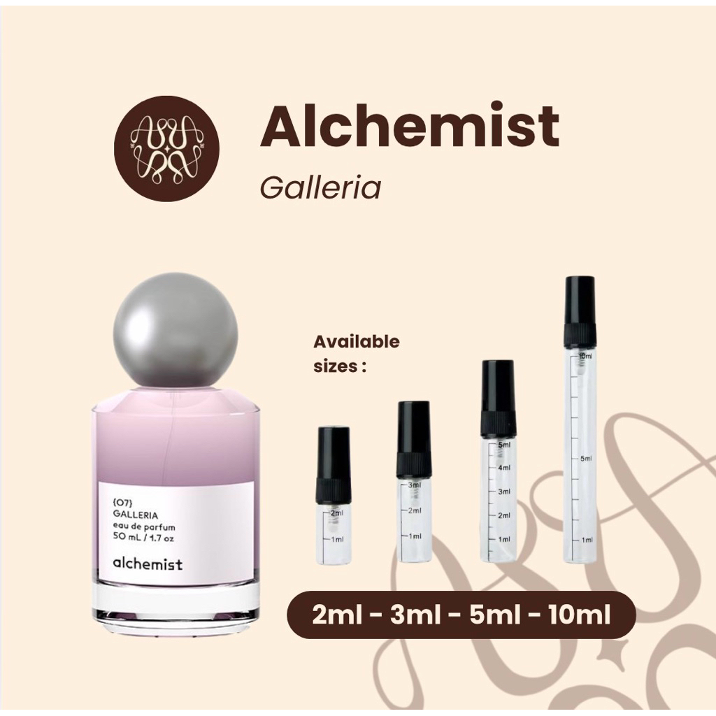 Decant Parfum ALCHEMIST GALLERIA~ share in jar/ travel size