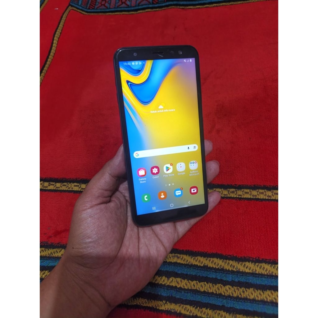 samsung j6+ j6 plus ram 4gb 64gb garansi resmi normal nett hp bekas murah