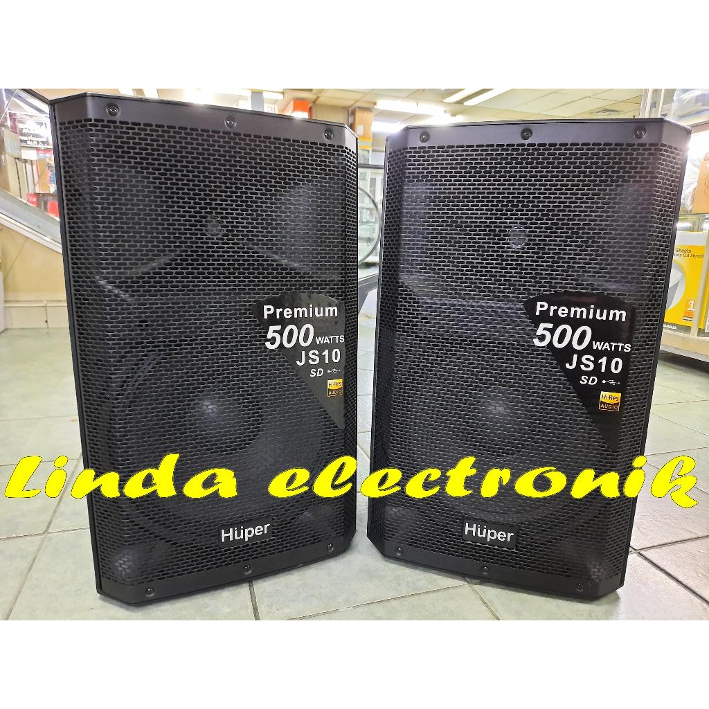 Speaker Aktif Huper Premium Js10 500watt Huper Js 10 ORIGINAL
