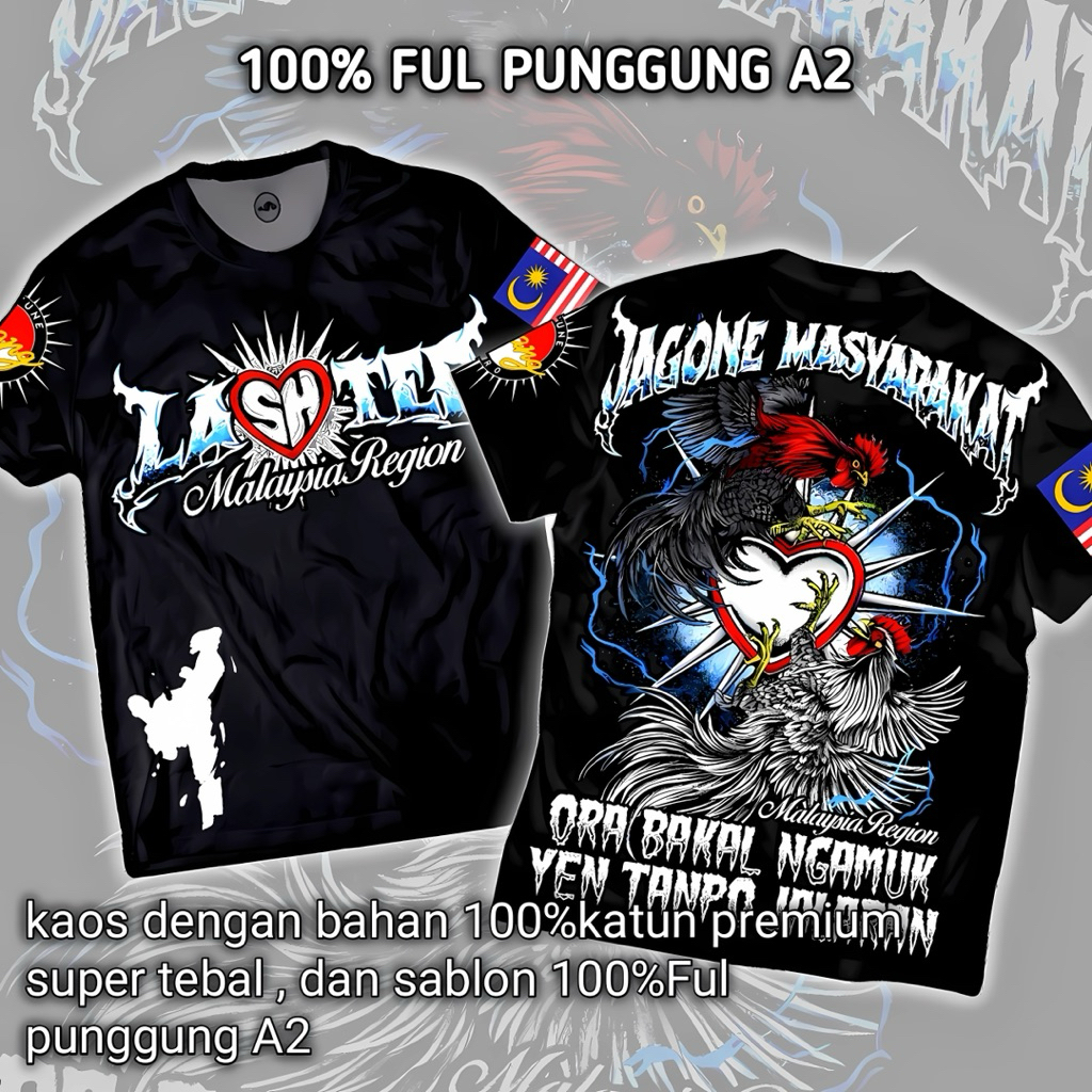 kaos LASHTER REGION MALAYSIA FUL BET TERBARU atribut psht terbaru kaos distro disain terbaru LASHTER
