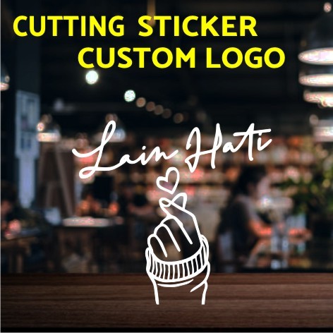 Cutting Sticker Custom Desain - Desain Bebas, Bahan Berkualitas, Pesan Mudah