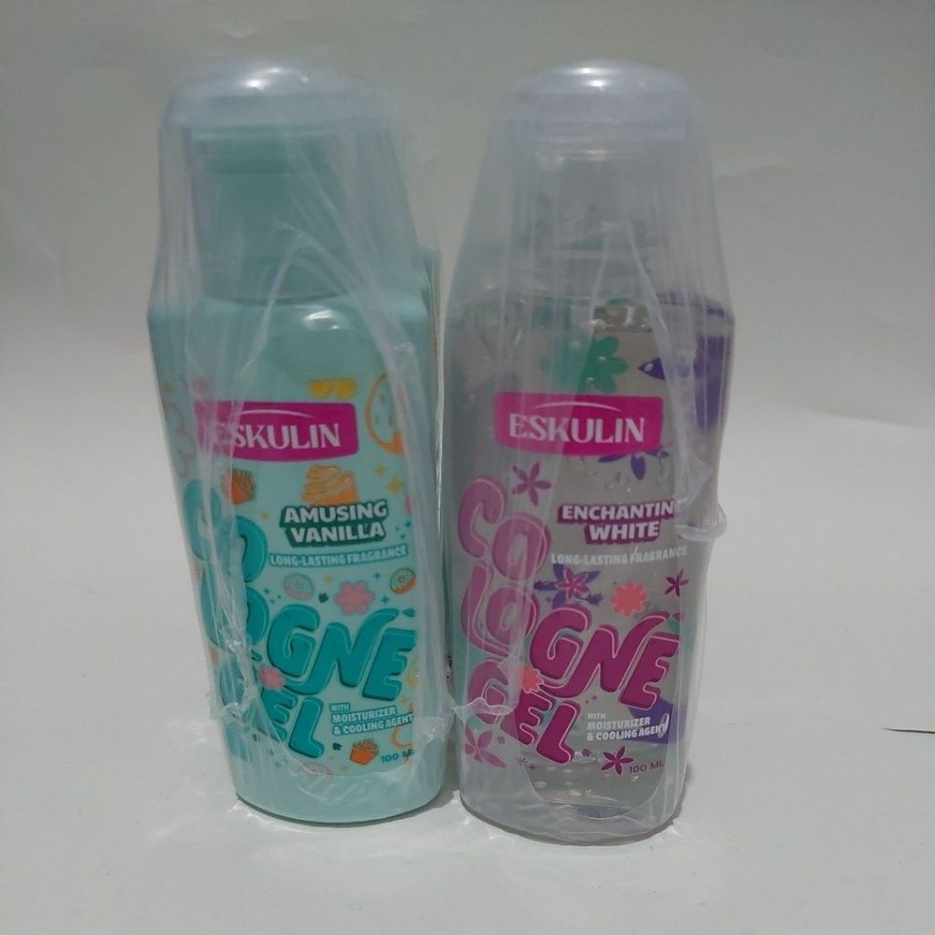 [ 6 Pcs Besar ] Eskulin Cologne Gel AMUSING+ENCHANTING 100 ml/ Wangj/ Tahan Lama