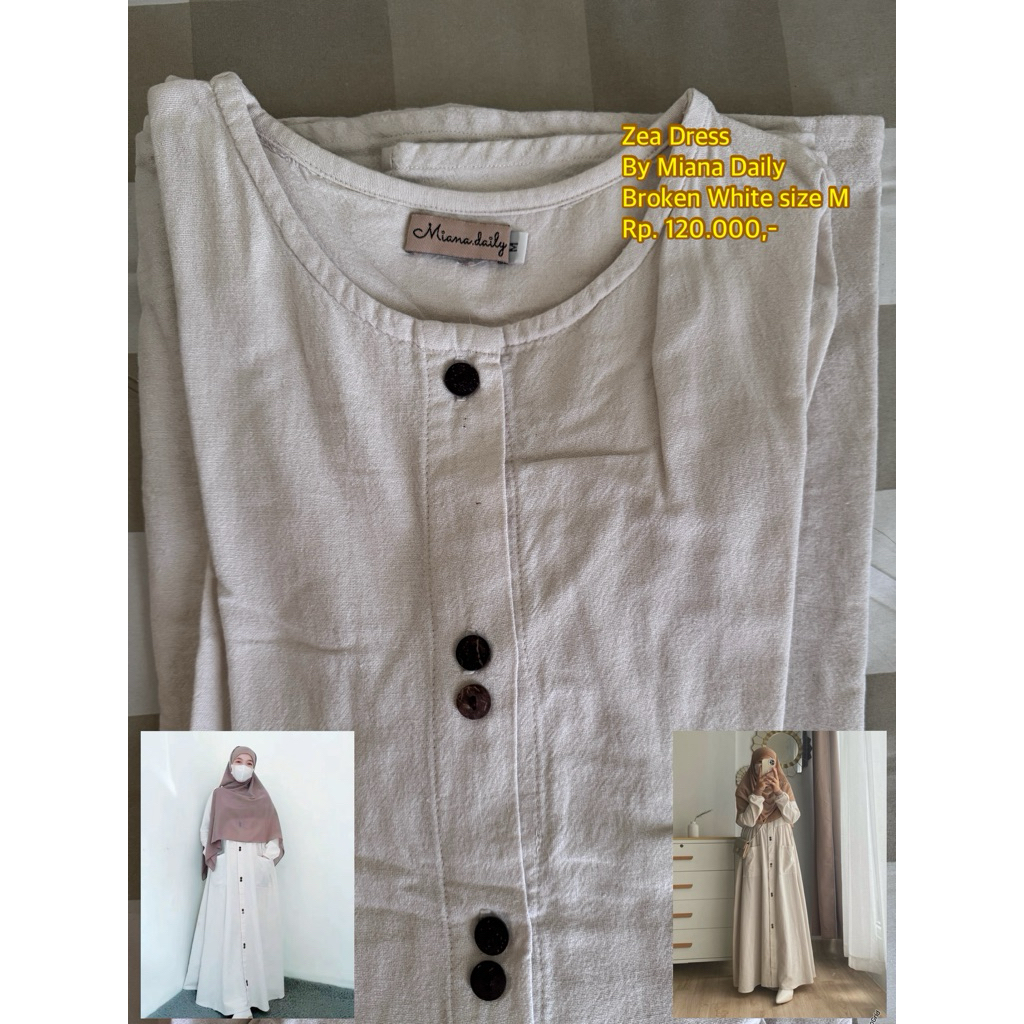 preloved zea dress by miana daily