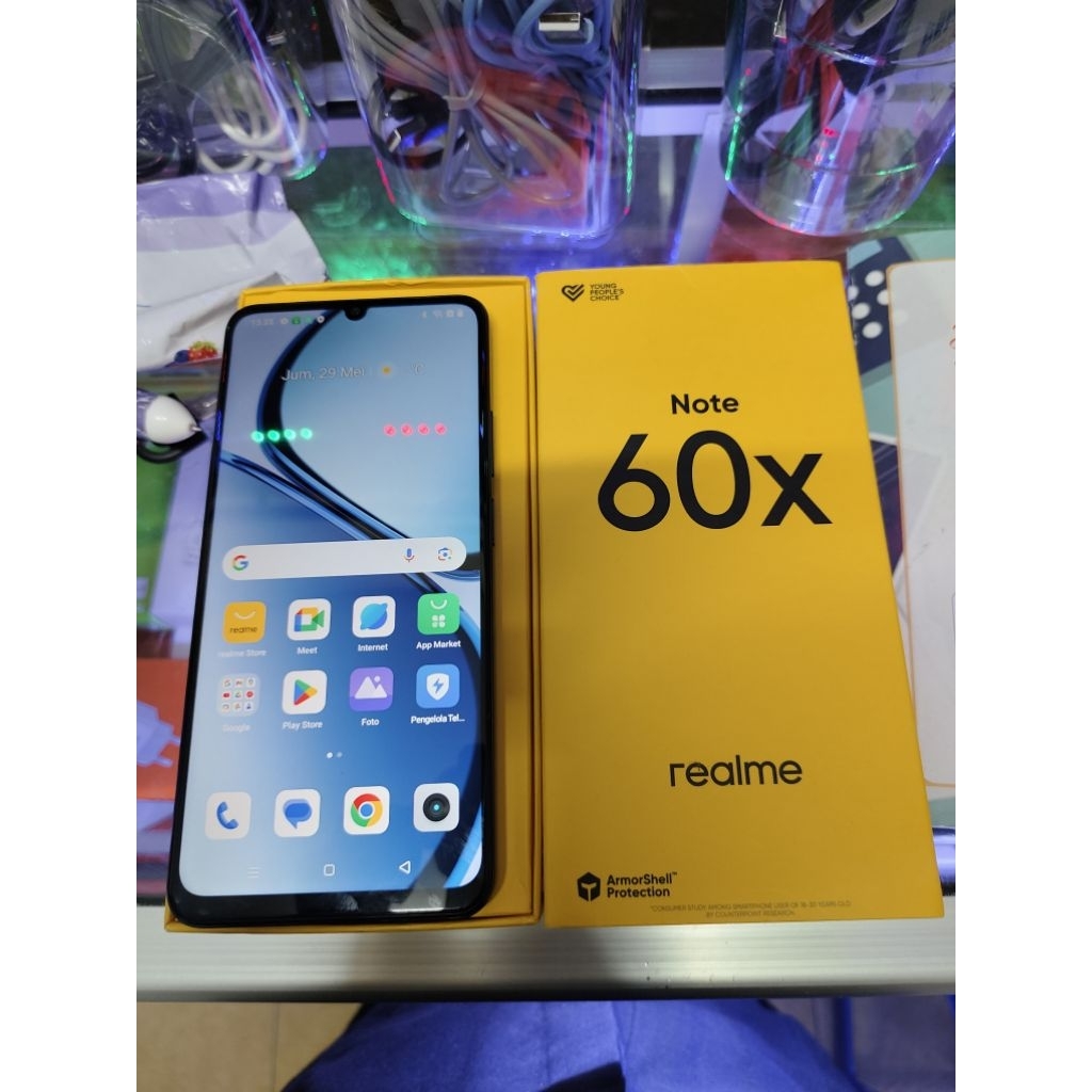 Realme 60x Ram 4/64 kondisi bekas seperti baru