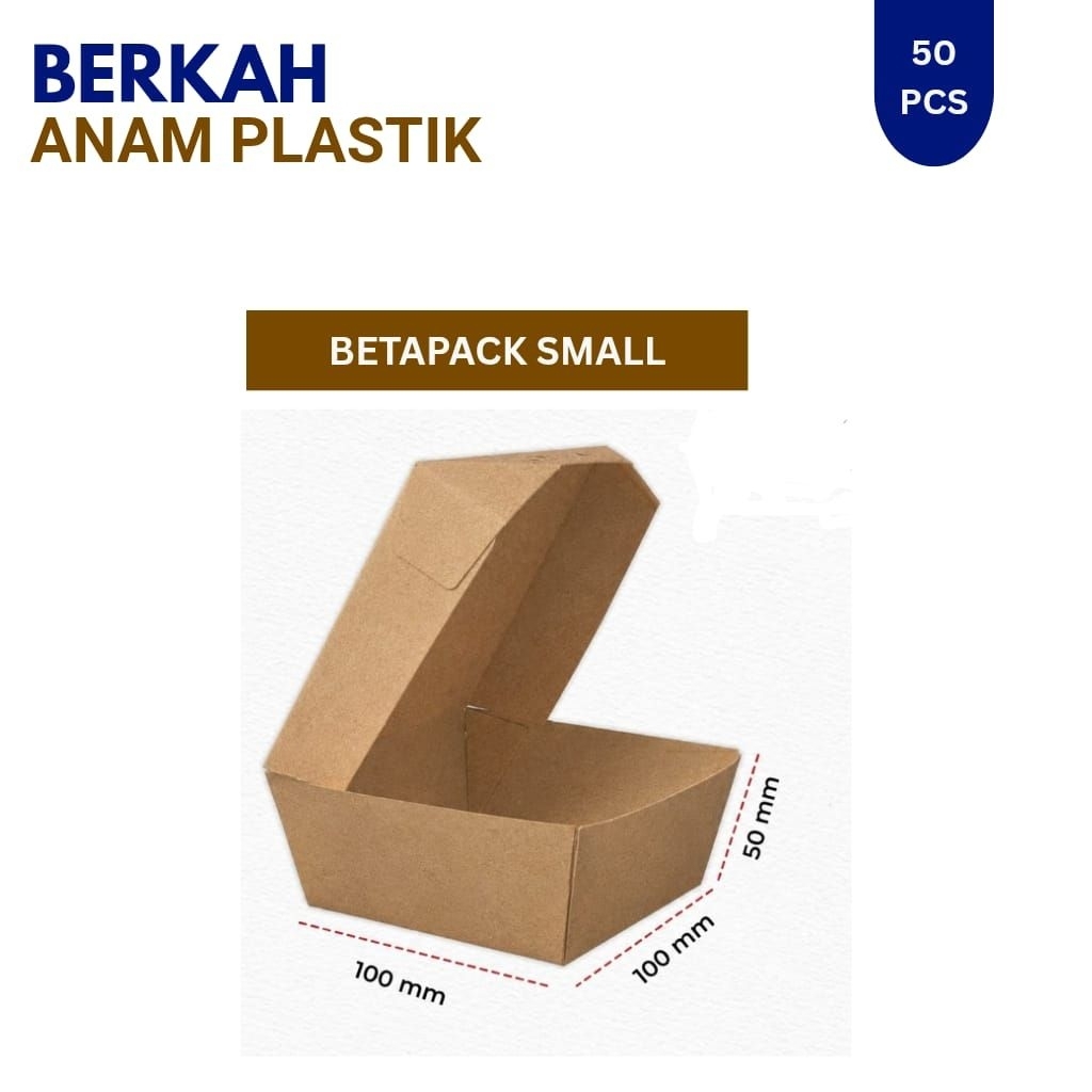 Lunch Box Kraft Betapack S, M, dan L