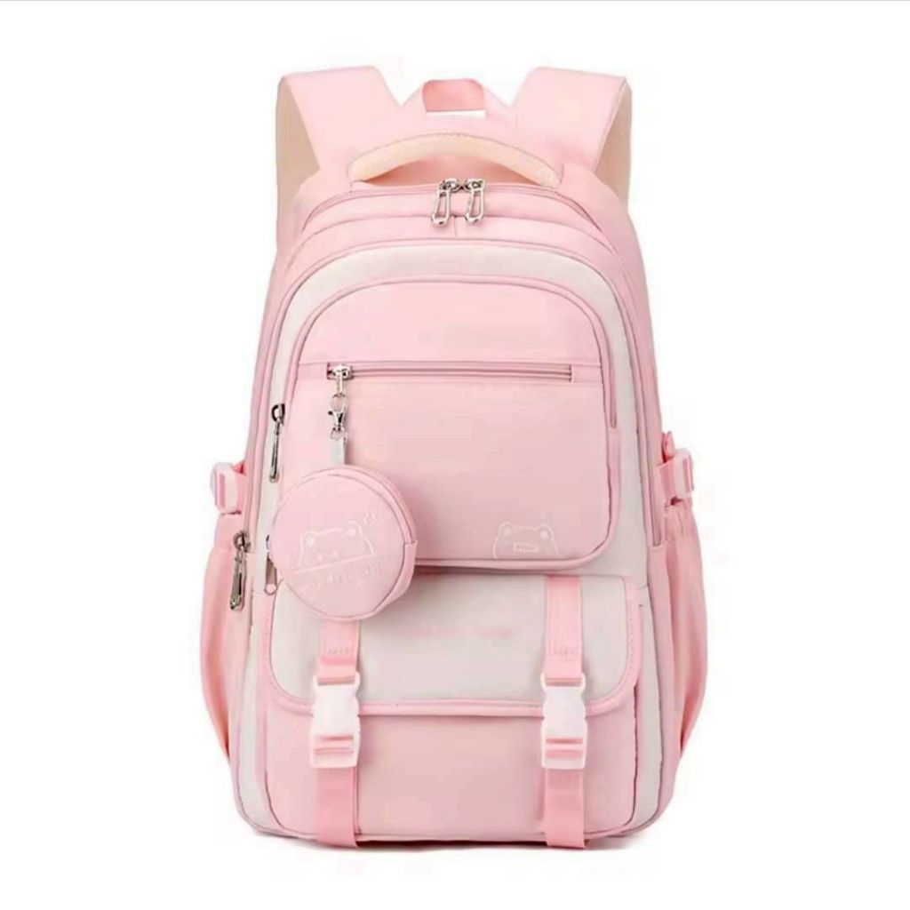 TAS RANSEL SEKOLAH ANAK PEREMPUAN SD SMP SMA TAS ANAK CEWEK MODEL KOREA
