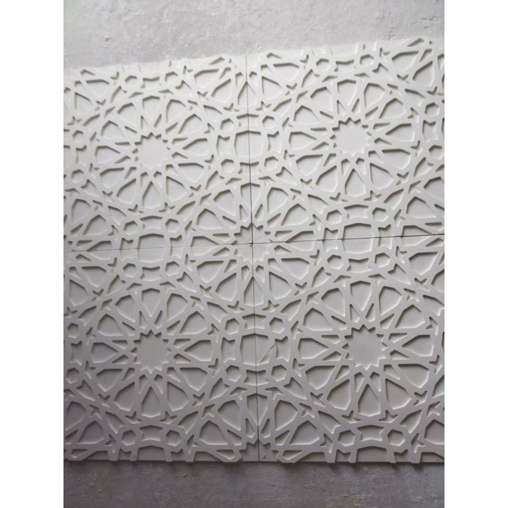 Krawangan GRC Mihrab Mushola Minimalis Motif Islami Per Meter