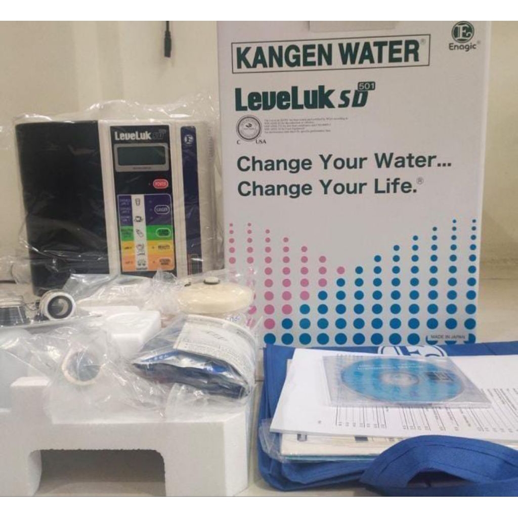 mesin kangen water laveluk SD501 Baru segel 7plat