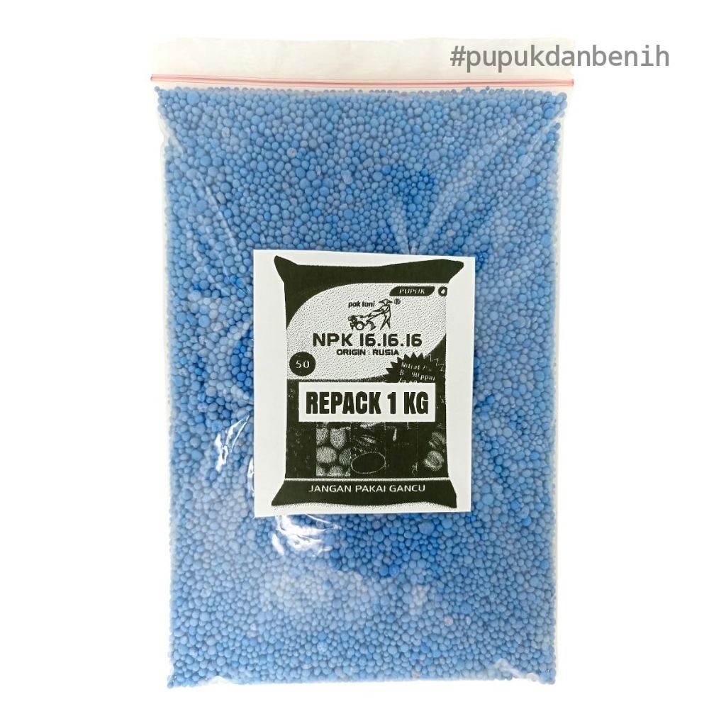 Pupuk NPK 161616 Pak Tani REPACK 1 KG ( Original 100% )