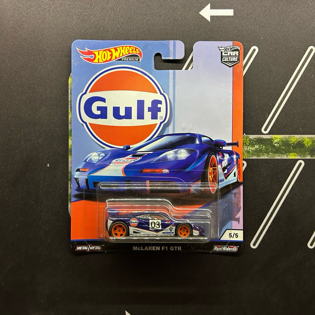 HOTWHEELS PREMIUM MCLAREN F1 GTR GULF
