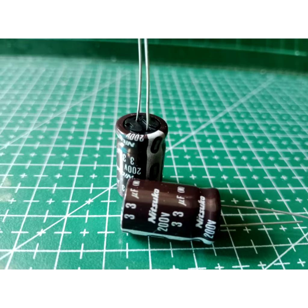 KAPASITOR NITSUKO 33UF-200V NEW