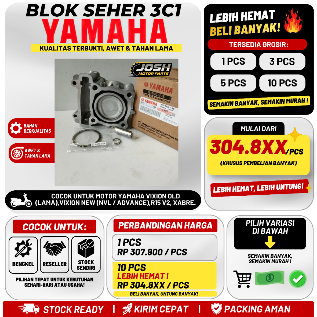Blok seher VIXION 3C1 CYLINDER BLOCK