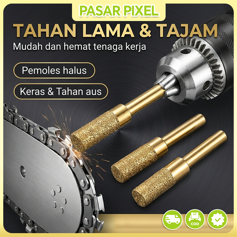 Kikir rantai gergaji listrik Mesin penggiling rantai gergaji minyak listrik Kepala penggiling berlia